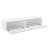 Comoda TV pentru Living Suspendabila pe Perete, PAL Alb Mat, 140x33x30 cm