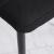 Set 4 scaune bucatarie/living, Tay, poliester, metal, negru, 41x50x97 cm GartenVIP DiyLine