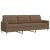 Set de canapele, 3 piese, maro, textil GartenMobel Dekor