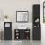 Set mobilier de baie, 2 piese, negru, lemn compozit GartenMobel Dekor