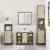 Set mobilier de baie, 2 piese, stejar sonoma, lemn prelucrat GartenMobel Dekor
