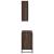 Set mobilier de baie, 2 piese, stejar maro, lemn prelucrat GartenMobel Dekor