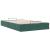 Cadru de pat otoman fără saltea Verde închis 120x200 cm catifea GartenMobel Dekor