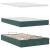 Cadru de pat otoman cu saltea verde închis 120x200cm catifea GartenMobel Dekor