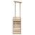 Masă bar de exterior cu acoperiș, 112,5x57x195,5 cm, lemn masiv GartenMobel Dekor
