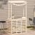 Masă bar de exterior cu acoperiș, 112,5x57x195,5 cm, lemn masiv GartenMobel Dekor