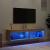 Comode TV cu lumini LED, 2 buc., stejar sonoma, 60x30x30 cm GartenMobel Dekor