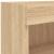 Comode TV cu lumini LED, 2 buc., stejar sonoma, 60x30x30 cm GartenMobel Dekor