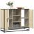 Dulap, stejar sonoma, 92x35x76 cm, lemn prelucrat GartenMobel Dekor