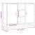 Dulap, stejar sonoma, 92x35x76 cm, lemn prelucrat GartenMobel Dekor