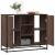Dulap, stejar maro, 92x35x76 cm, lemn prelucrat GartenMobel Dekor