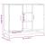 Dulap, stejar maro, 92x35x76 cm, lemn prelucrat GartenMobel Dekor