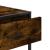 Măsuță consolă, stejar fumuriu, 90x35x80 cm, lemn prelucrat GartenMobel Dekor