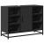 Dulap chiuveta de baie, negru, 80x33x60 cm, lemn compozit GartenMobel Dekor