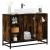 Dulap chiuveta de baie stejar fumuriu 80x33x60 cm lemn compozit GartenMobel Dekor