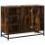 Dulap chiuveta de baie stejar fumuriu 80x33x60 cm lemn compozit GartenMobel Dekor
