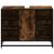 Dulap chiuveta de baie stejar fumuriu 80x33x60 cm lemn compozit GartenMobel Dekor