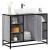 Dulap chiuveta de baie, gri sonoma, 80x33x60 cm, lemn compozit GartenMobel Dekor