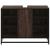 Dulap chiuveta de baie, stejar maro, 80x33x60 cm, lemn compozit GartenMobel Dekor