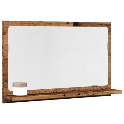 Dulap baie cu oglindă, lemn vechi, 60x11x37 cm, lemn prelucrat GartenMobel Dekor
