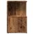 Noptiere 2 buc Lemn vechi 35x35x55 cm Lemn de prelucrare GartenMobel Dekor