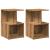 Noptiere, 2 buc., stejar artizanal, 35x35x55 cm, lemn prelucrat GartenMobel Dekor