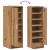 Pantofar, stejar artizanal, 32x35x92 cm lemn prelucrat GartenMobel Dekor