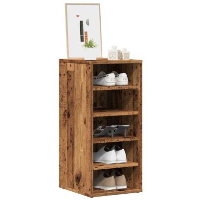 Pantofar, lemn vechi, 32x35x70 cm, lemn prelucrat GartenMobel Dekor