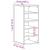 Pantofare, 2 buc., lemn vechi, 32x35x70 cm, lemn prelucrat GartenMobel Dekor