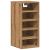 Pantofare 2 buc. stejar artizanal, 32x35x70 cm, lemn prelucrat GartenMobel Dekor