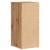 Pantofare 2 buc. stejar artizanal, 32x35x70 cm, lemn prelucrat GartenMobel Dekor
