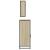 Set mobilier de baie, 3 piese, stejar sonoma, lemn prelucrat GartenMobel Dekor