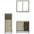 Set mobilier de baie, 3 piese, stejar sonoma, lemn prelucrat GartenMobel Dekor