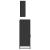 Set mobilier de baie, 3 piese, negru, lemn compozit GartenMobel Dekor