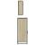 Set mobilier de baie, 3 piese, stejar sonoma, lemn prelucrat GartenMobel Dekor