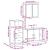Set mobilier de baie, 3 piese, stejar sonoma, lemn prelucrat GartenMobel Dekor