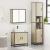 Set mobilier de baie, 3 piese, stejar sonoma, lemn prelucrat GartenMobel Dekor