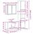 Set mobilier de baie, 3 piese, stejar maro, lemn prelucrat GartenMobel Dekor