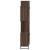 Set mobilier de baie, 3 piese, stejar maro, lemn prelucrat GartenMobel Dekor