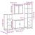 Set de mobilier de baie 4 piese Lemn stratificat gri Sonoma GartenMobel Dekor