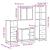 Set de mobilier de baie 4 piese Lemn stratificat gri Sonoma GartenMobel Dekor