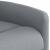 Fotoliu rabatabil electric, gri deschis, textil GartenMobel Dekor
