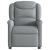 Fotoliu rabatabil electric, gri deschis, textil GartenMobel Dekor