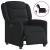 Fotoliu rabatabil electric, negru, material textil GartenMobel Dekor