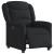 Fotoliu rabatabil electric, negru, material textil GartenMobel Dekor