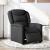 Fotoliu rabatabil electric, negru, material textil GartenMobel Dekor