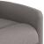 Fotoliu rabatabil electric, gri taupe, material textil GartenMobel Dekor