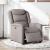 Fotoliu rabatabil electric, gri taupe, material textil GartenMobel Dekor