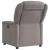 Fotoliu rabatabil electric, gri taupe, material textil GartenMobel Dekor