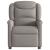 Fotoliu rabatabil electric, gri taupe, material textil GartenMobel Dekor